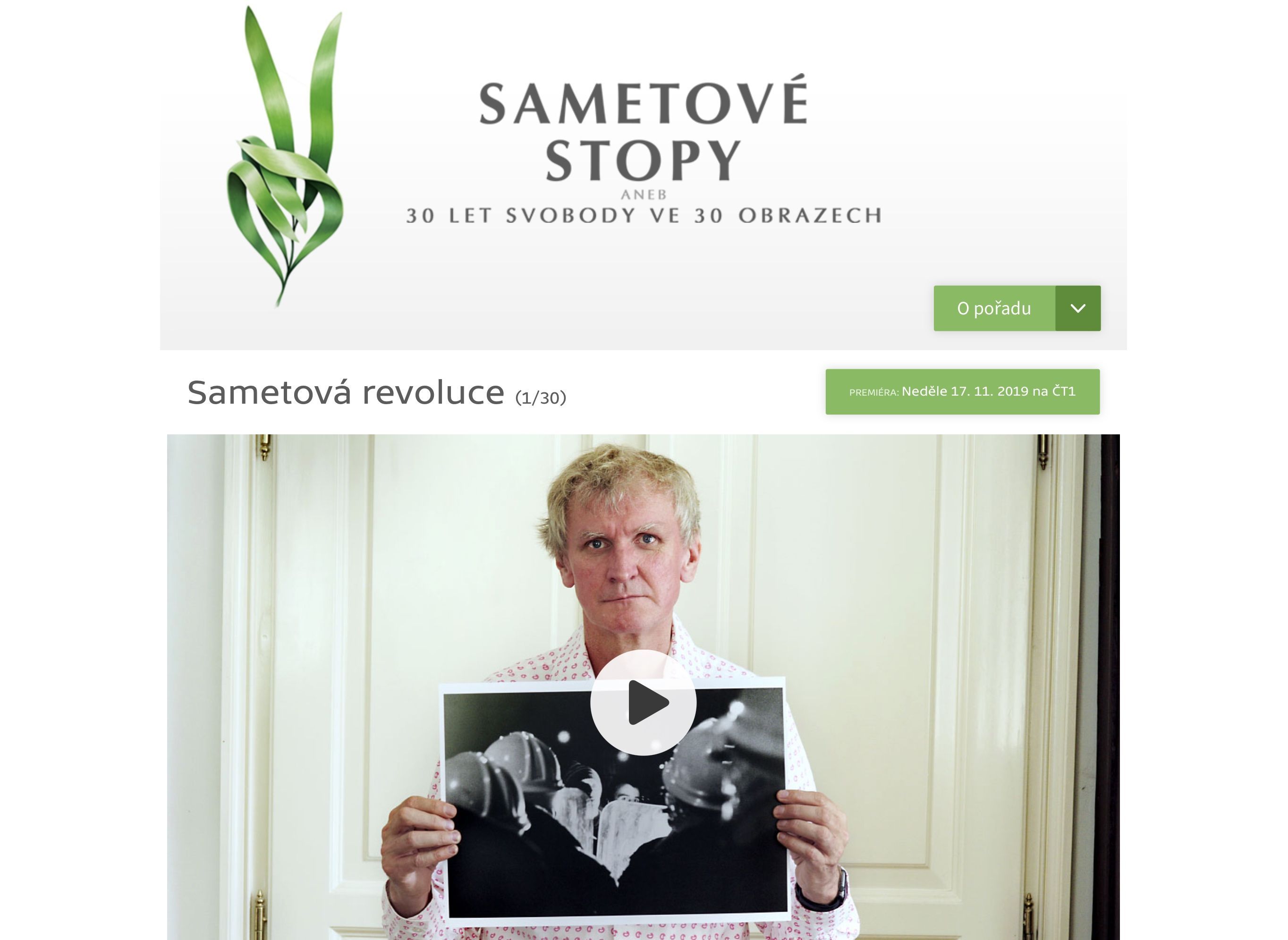 VIDEO Sametové stopy ČT